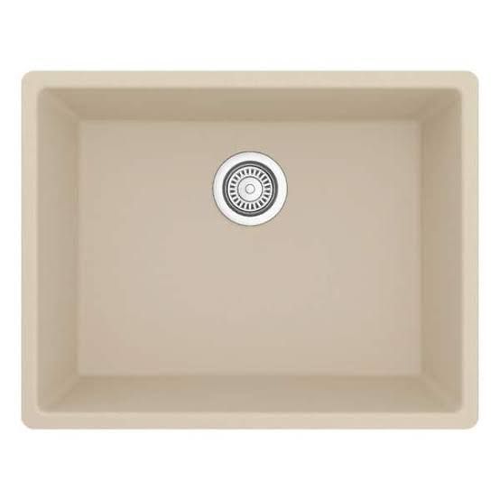  Kitchen Sink Quartz 24x18 Metallic Ivory(eudo)