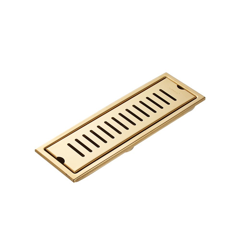 Drainer 4"x24" Ss304 Gold Side Hole(flora)