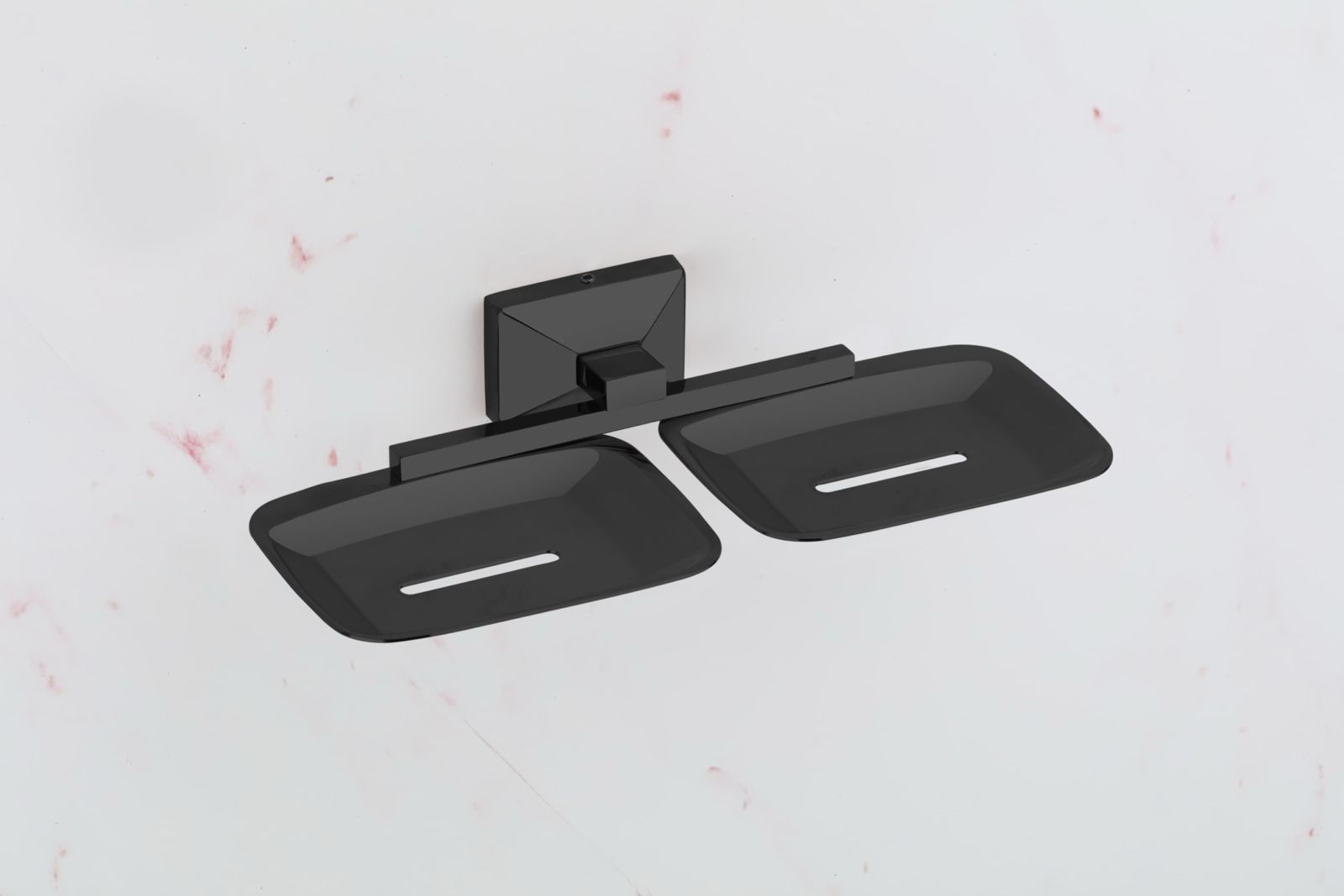 Double Soap Dish Ss 304 ( Delta Black ) 
