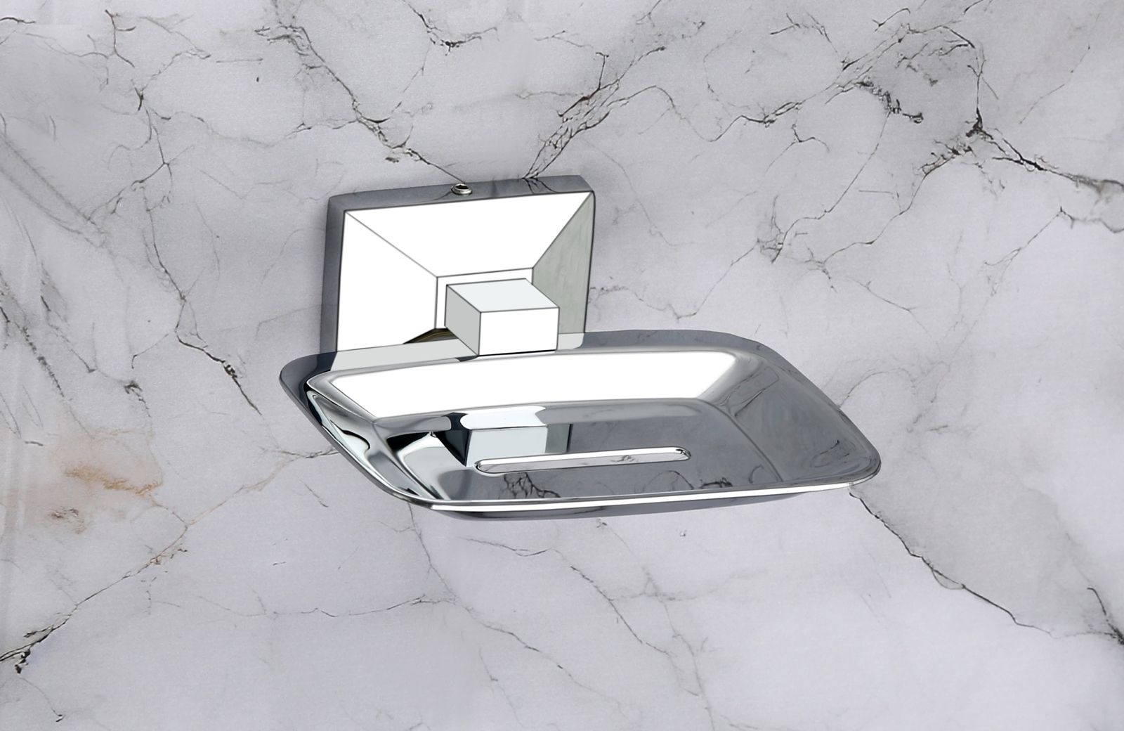 Soap Dish Ss 304 ( Delta Chrome ) 