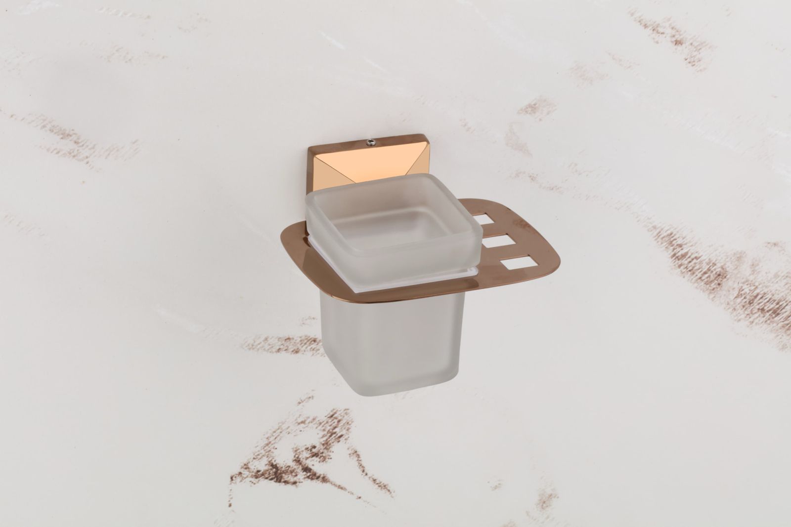 Glass Tumbler Holder Ss 304 (  Delta Rose Gold )