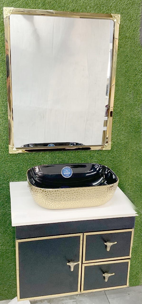 Hdhmr Vanity 24 Inch Wh (blackbuck Gold)