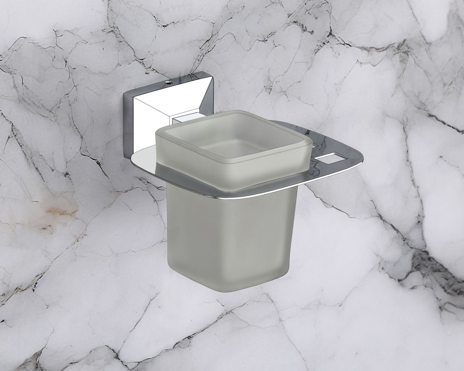 Tumbler Holder Ss 304 (  Delta Chrome ) 