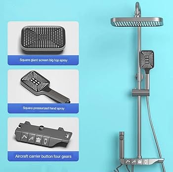  Shower Panel Wall Mixture Brass 4 In 1 Hot And Cold ( Daewaoo)