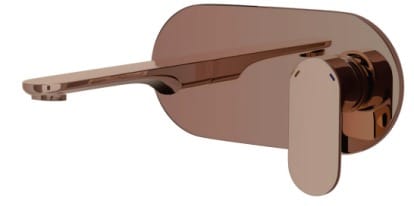 Wall Mounted Basin Mixture Upper Part  Rose Gold (opal Pro)
