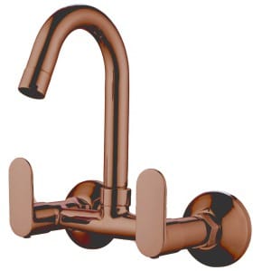 Sink Mixer Wall Mounted Rose Gold (opal Pro )