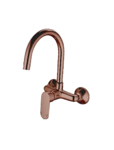 Single Lever Sink Mixture Wall Mounted  Rose Gold (opal Pro)