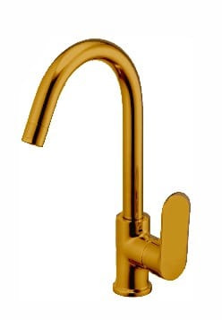 Single Lever Sink Mixture &table Mounted   Gold (opal Pro)